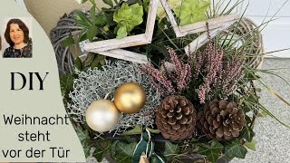 DIY Winterliche Bepflanzung weihnachtlich dekoriert [upl. by Araihc]