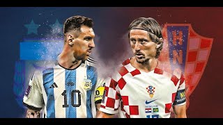 Argentina vs Croacia  El pase a la final [upl. by Lehsreh731]