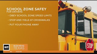 Here are school zone safety tips for drivers [upl. by Nyvar149]