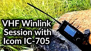 Portable Winlink on VHF  Off Grid Ham Radio [upl. by Gausman]