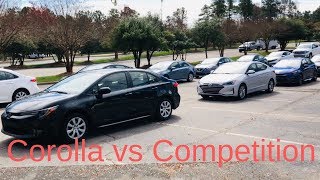 2020 Corolla vs Civic vs Sentra vs Elantra What is your Winner [upl. by Netaf433]