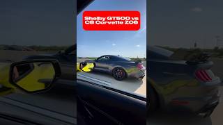 Shelby GT500 vs C8 Corvette Z06 🏎️ [upl. by Galateah]