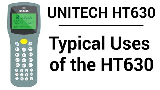 Unitech HT630  Typical Uses of the HT630 [upl. by Premer]