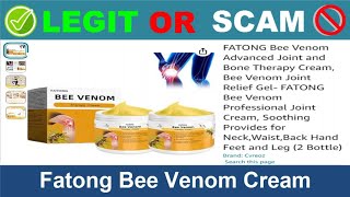 Fatong Bee Venom Cream Reviews  Jun 2024 Beware of Scam Watch Now [upl. by Darice]