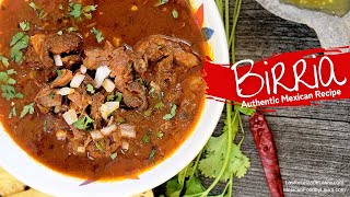 Authentic Mexican Birria Recipe [upl. by Eenahs]