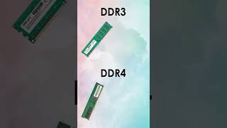 What is Difference between DDR3 amp DDR4 RAM Shorts trend shortvideo trending ram pc memories [upl. by Coben]