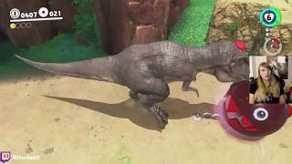 Mario Odysee Switch 02 Dino vs Kettenhund mit Nichte HDLets Play [upl. by Enirehtahc452]