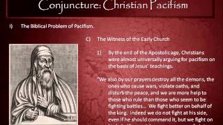 HS 211 Module 22 Christian Pacifism [upl. by Adnawot]