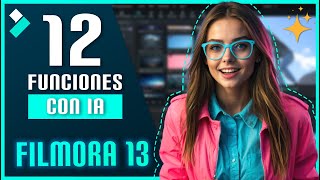 Edición de Vídeo Automática con la IA de FILMORA 13  Tutorial 2024 [upl. by Joanna542]