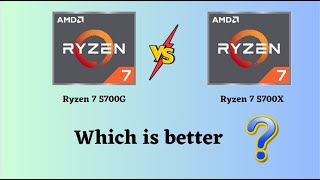 5700X vs 5700G Which Ryzen 7 is RIGHT for YOU [upl. by Evangelin]