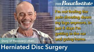 Herniated Disc Surgery Story Ken’s Recovery [upl. by Holsworth80]