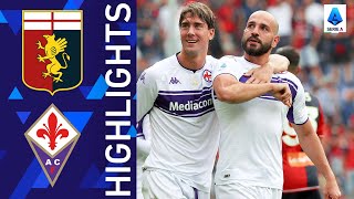 Genoa 12 Fiorentina  Saponara pulls one out of the hat  Serie A 202122 [upl. by Yelsiap]