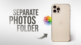 How to Make Separate Photos Folder on iPhone tutorial [upl. by Marwin]