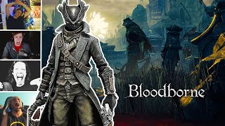 Streamers Rage While Playing Bloodborne Compilation Rage [upl. by Prussian]