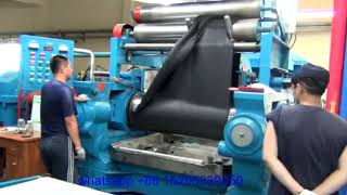 rubber mixing machine working video [upl. by Coffeng672]