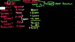 RRSP Math Basics [upl. by Nomzzaj]