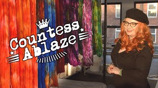 Countess Ablaze  Ep 95  Fruity Knitting Podcast [upl. by Sirromad]