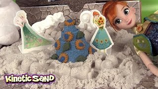 Frozen Fever Kinetic Sand Reine des neiges Fête Givrée Sable Magique Anniversaire dAnna [upl. by Betta]