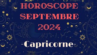 Horoscope Capricorne Septembre 2024 par décan [upl. by Rubbico782]