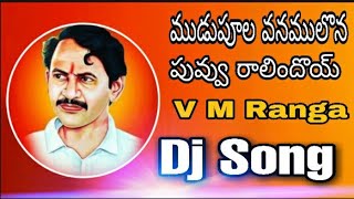 V M Ranga  Mudupula vanamulona puvvu ralindoi DJ song  Remix by DJ Santhi raju amp DJ Kishore [upl. by Sanfo]