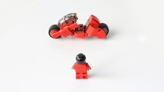 Building the Kanedas bike from Akira with Lego [upl. by Dodds528]