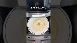 3 FORMAS de hacer HUEVO en AIR FRYER huevo [upl. by Gleich]