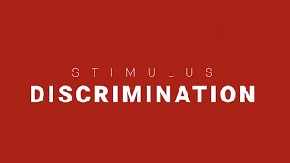 Stimulus Discrimination Examples [upl. by Daphie299]