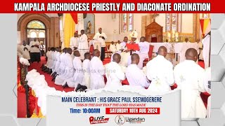 Kampala Archdiocese Priestly And Diaconate Ordinations  10th August 2024 [upl. by Richella]