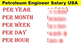 Petroleum Engineer Salary in USA  Petroleum Engineering Salaries in USA  salary salaries jobs [upl. by Letney]