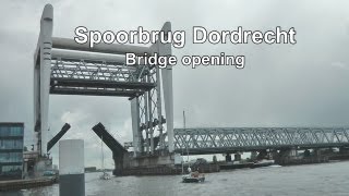 Spoorbrug Dordrecht  Bridge opening [upl. by Aeet]