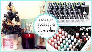 化妝品護膚品收藏整理分類 Makeup amp Skincare Organization 2013  BethniY [upl. by Ecerahs]