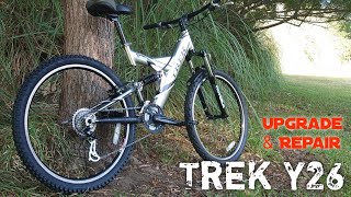 Vintage Trek Y26  Bike Upgrade and Repair [upl. by Wesley]