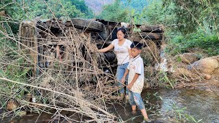 Girl and boy restore car washed away by flood Can they revive it [upl. by Hersch]