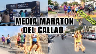 Media MARATON del Callao quotAlmirante Miguel Grauquot  RECORRIDO 10K Y 21KM [upl. by Terryl]