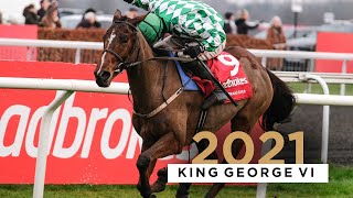 A HUGE UPSET IN THE 2021 LADBROKES KING GEORGE TORNADO FLYER WINS AT 281 FOR WILLIE MULLINS [upl. by Kazimir]