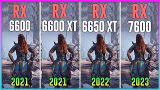 RX 6600 vs RX 6600 XT vs RX 6650 XT vs RX 7600  Test in 12 Games [upl. by Notyep198]