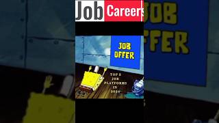 Top 5 Job searching Platforms  jobs jobcareer [upl. by Harmonia]