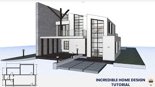 Archicad tutorial  Complete project design From Scratch A to Z [upl. by Navets249]