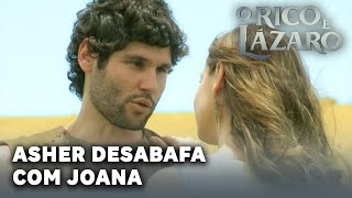 O RICO E LAZARO Asher é humilhado por Chaim e desabafa com Joana [upl. by Ainitsirk]