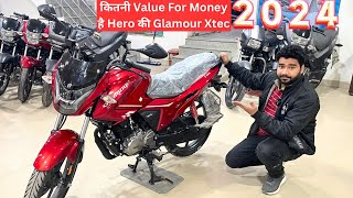 Hero Glamour Xtec 2024 Model New Price and Features Detail Review  2024 Model Hero Glamour Xtec [upl. by Einapets]