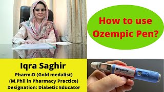 how to use ozempic pen  Ozempic injection how to use How to use ozempic injection [upl. by Hailahk]