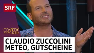 Claudio Zuccolini Meteo Gutscheine Spielerreden  Comedy aus dem Labor  SRF [upl. by Kcirdes]