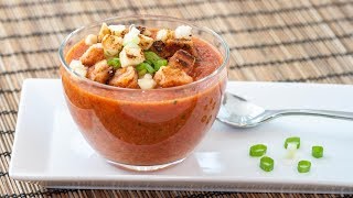 How to Make Gazpacho  Gazpacho Andaluz Recipe [upl. by Siriso880]