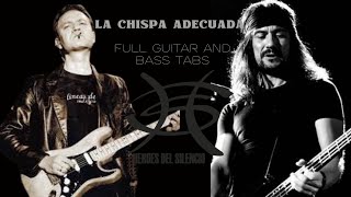 Héroes del Silencio  La Chispa Adecuada 🎸 Tablatura y Partitura de Guitarra y Bajo [upl. by Rabbi410]