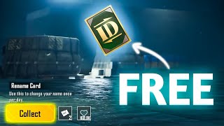 Pubg me rename card kaise le  Bgmi me free rename card kaise le [upl. by Ott]