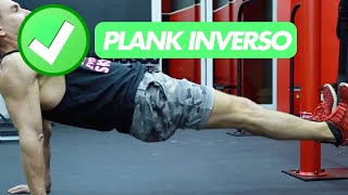 Plank inverso in sospensione con il TRX o Cinghie in sospensione [upl. by Elleinnod]