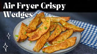 How to Make Air Fryer Crispy Potato Wedges The Best Way to Enjoy Potato Wedges Any Time of the Year [upl. by Hartmann]