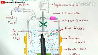 Fermentation process  Working of Fermenter  Nutrient medium for fermentation  Bioreactor [upl. by Gnirol]