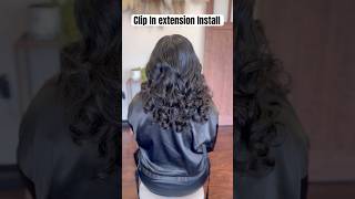 Clip in extensions are beautiful😍 clipins clipinsfornaturalhair clipinhairextensions clipinhair [upl. by Cutter844]