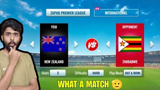 New Zealand Vs Zimbabwe 5 Overs Epic Cricket Match Gameplay With Facecam in Hindi Commentary [upl. by Fidelis]